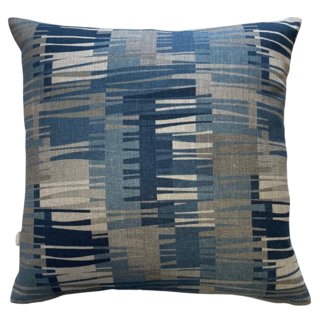 Geometric Blue Abstract Indoor