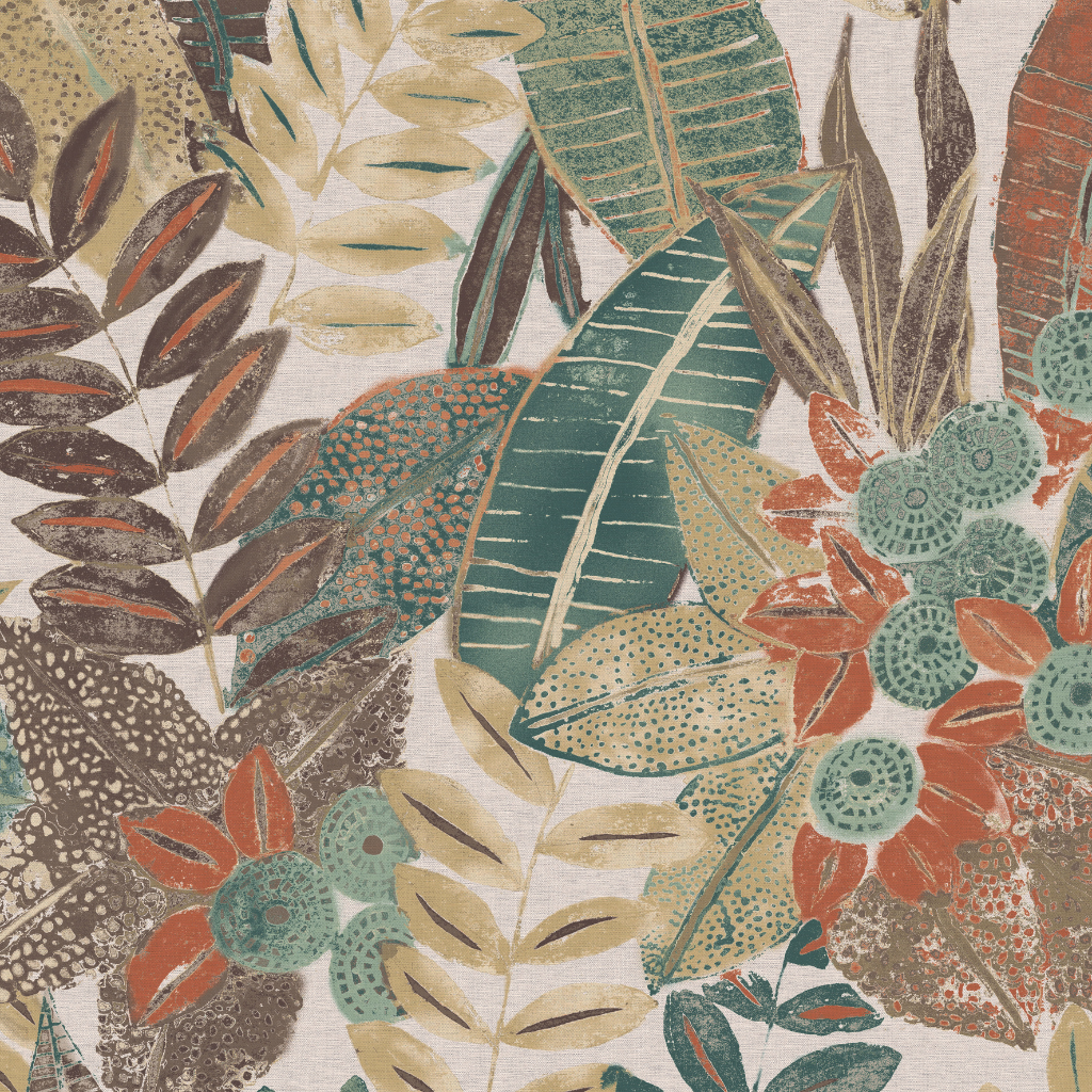 Botanical Deep Jungle Green Indoor