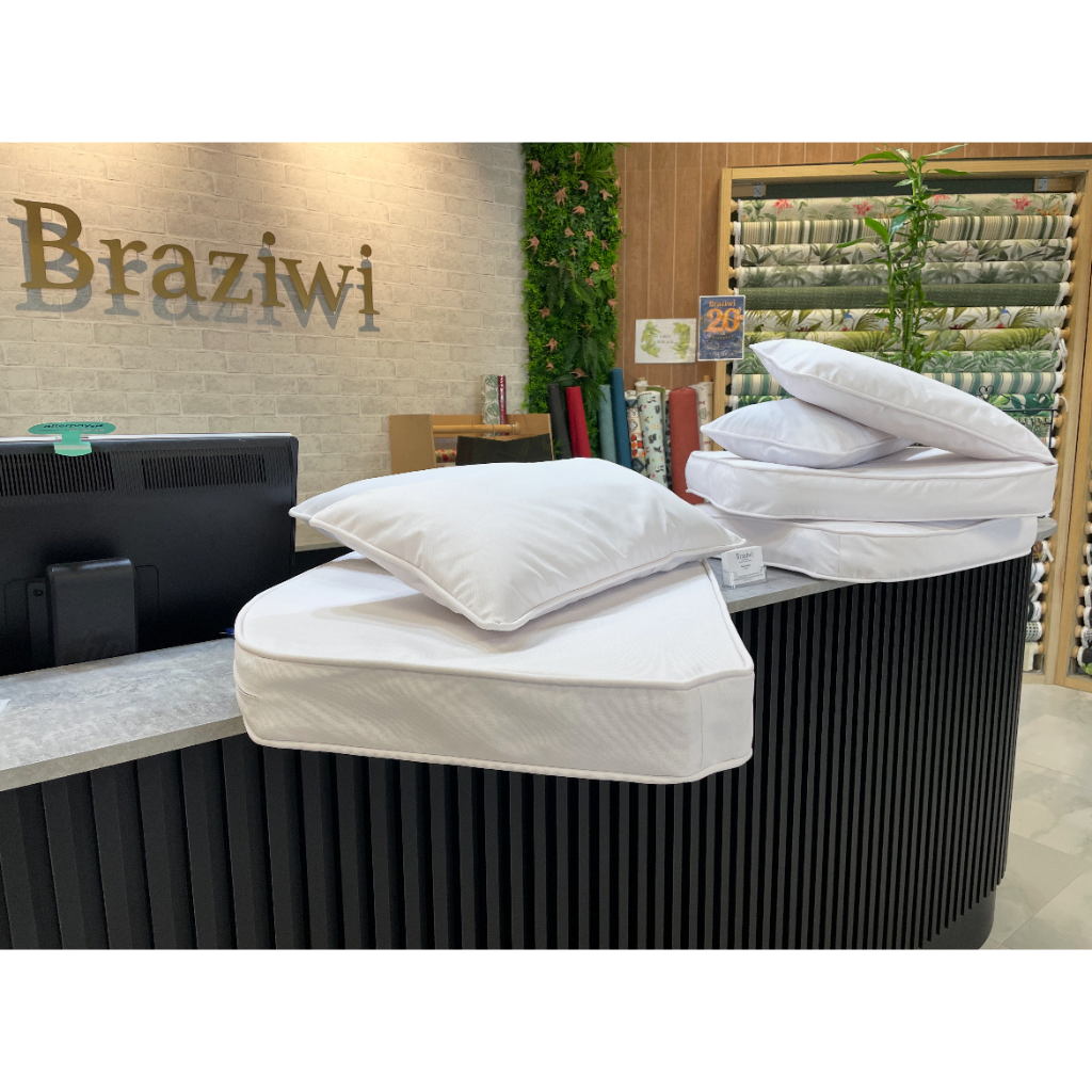 Plain Lisato White Outdoor