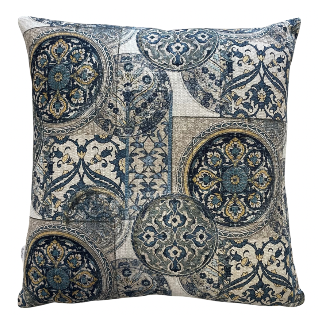 Medallions Blue Indoor