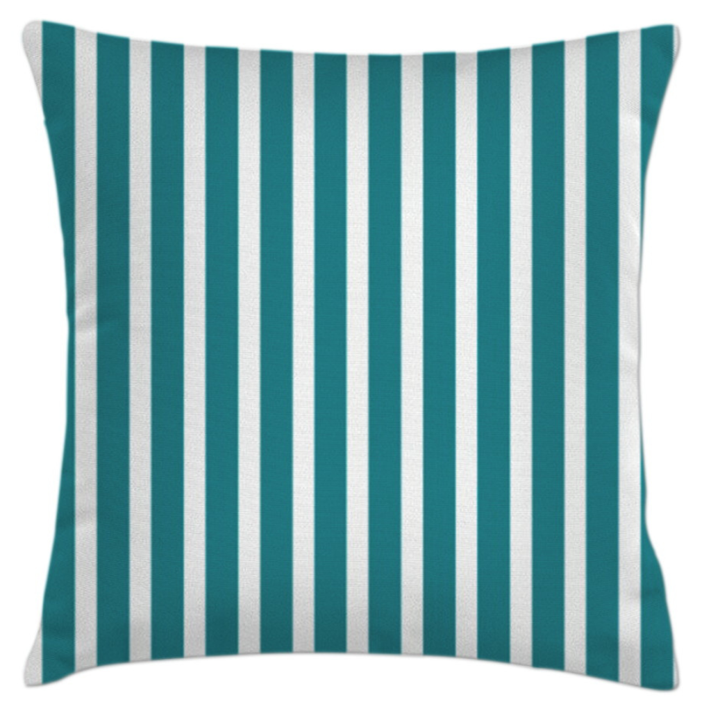 Nautical Stripes Waves of Acqua Outdoor