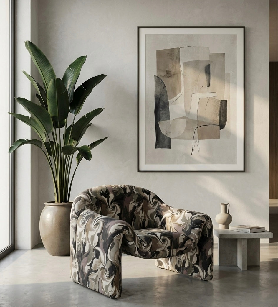 Brushstrokes - Chocolate