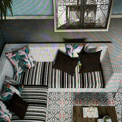 Botanical Cockatoo Pink Outdoor