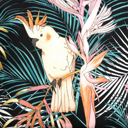 Botanical Cockatoo Pink Outdoor