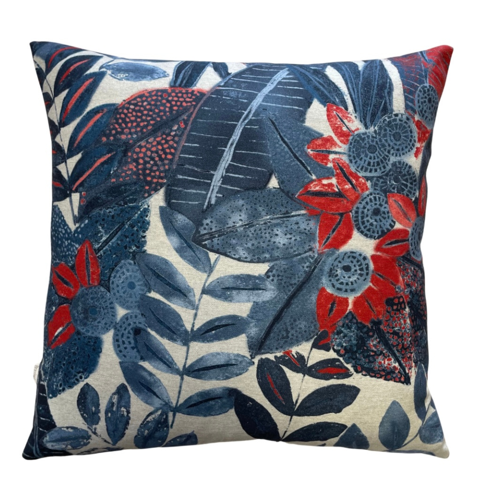 Botanical Deep Jungle Blue Indoor