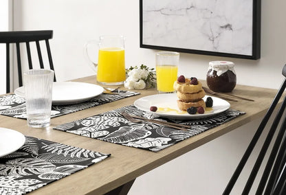 Botanical Monsteras Preto Outdoor