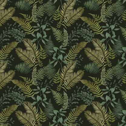 Botanical Golden Ferns Outdoor