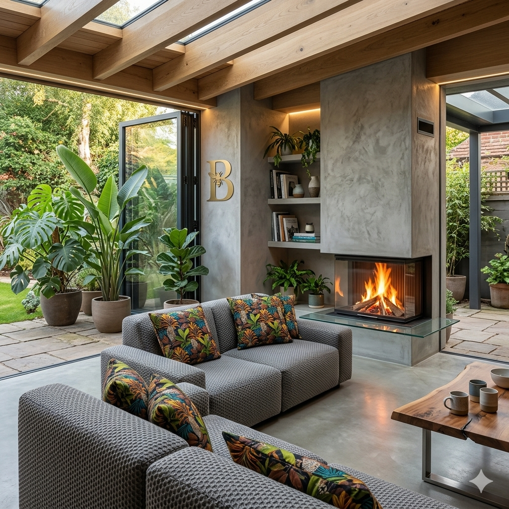 Textured Hive Grey Outdoor