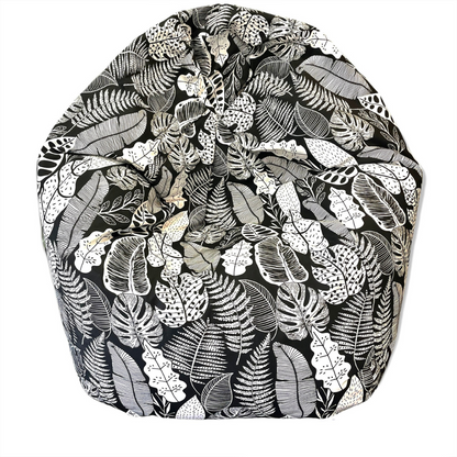 Botanical Monsteras Preto Outdoor