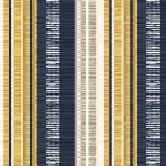 Stripes Navy/Gold