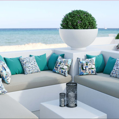 Plain Turquoise Outdoor